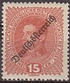 Austria - 1919 - Personajes - 15 H - Rojo - Austria, Personajes - Scott 186 - Kaiser Karl I - 0